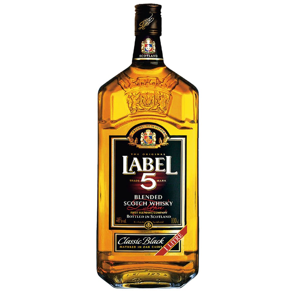 WHISKY LABEL 5 LITRO